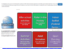 Tablet Screenshot of clubgadex.com